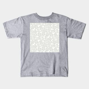 Gray Magnolias Kids T-Shirt